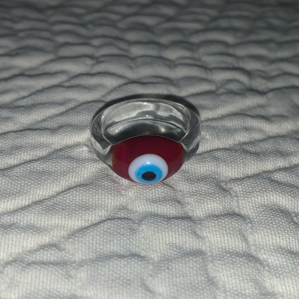 Eyeball Glass Ring